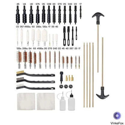 VinkeFox Universal Gun Cleaning Kit for All Guns Plastic Jags & Loops